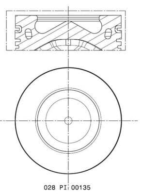 Piston MAHLE 028 PI 00135 002