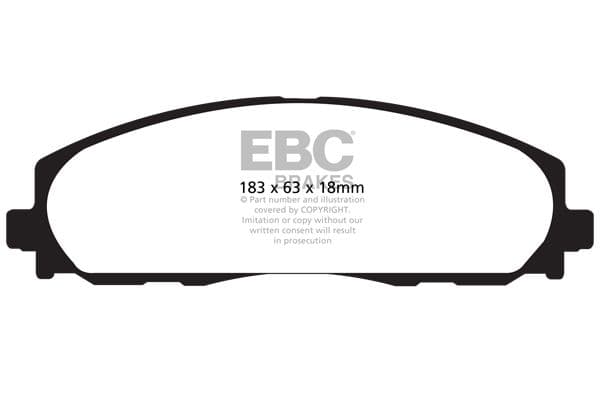 set placute frana,frana disc EBC Brakes DP61888