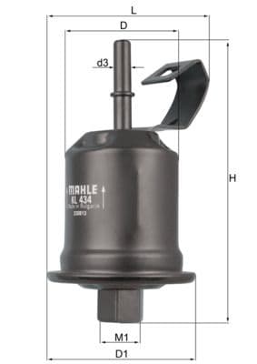 filtru combustibil MAHLE KL 434