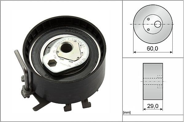 rola intinzator,curea distributie Schaeffler INA 531 0404 10