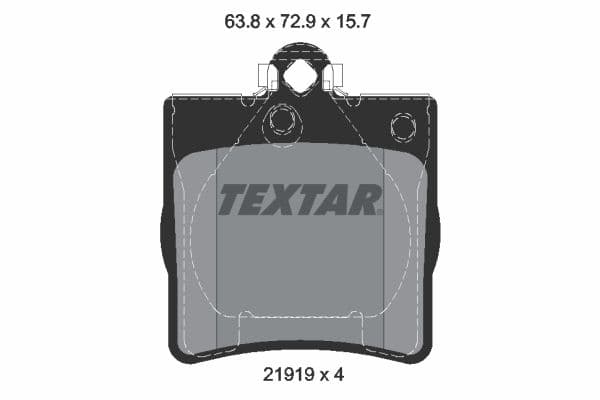 set placute frana,frana disc TEXTAR Q+ 2191903