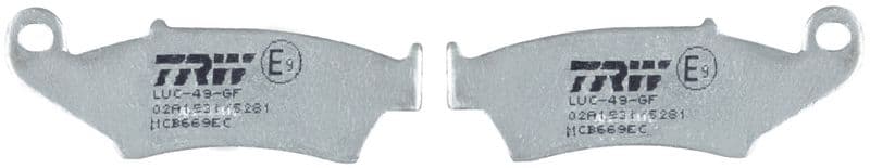 set placute frana,frana disc TRW Organic Eco MCB669EC