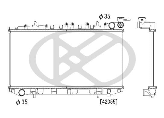 Radiator, racire motor KOYORAD PL020311
