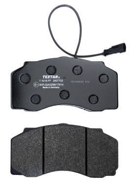 set placute frana,frana disc TEXTAR 2907702