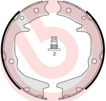 Set saboti frana, frana de mana BREMBO ESSENTIAL LINE S 54 519