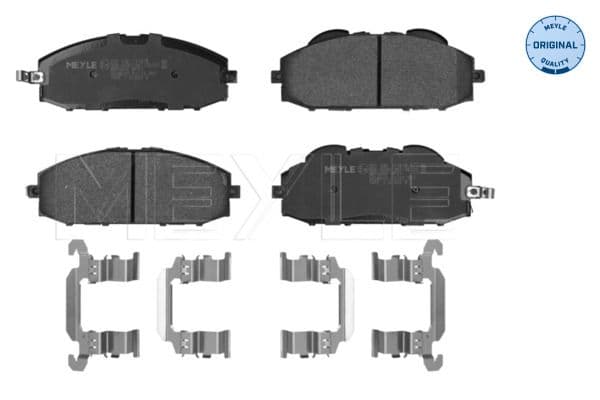 set placute frana,frana disc MEYLE -ORIGINAL: True to OE. 025 236 1118/W