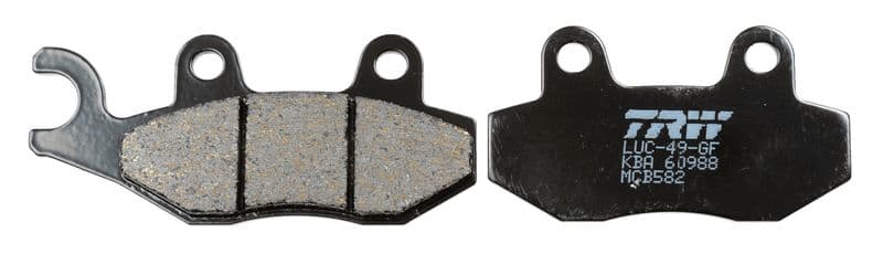 set placute frana,frana disc TRW Organic Allround MCB582