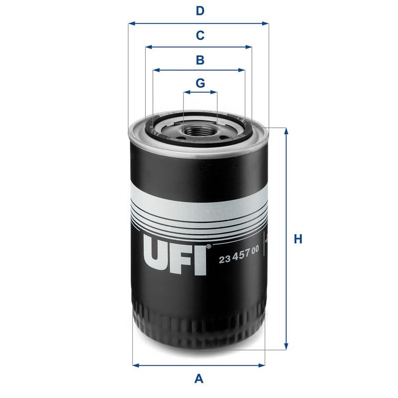 Filtru ulei UFI 23.457.00