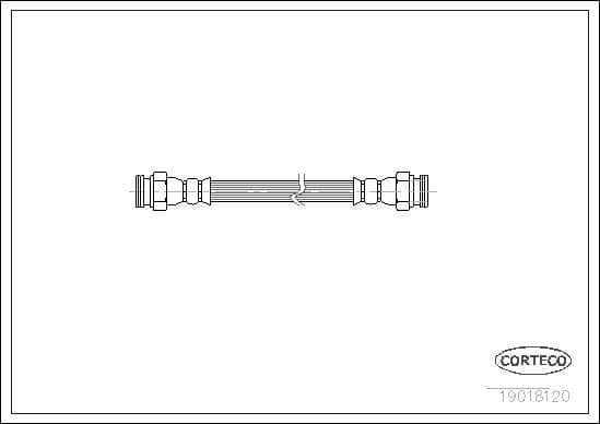 Furtun frana CORTECO 19018120