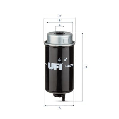 filtru combustibil UFI 24.B00.00