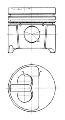 Piston KOLBENSCHMIDT 94786700