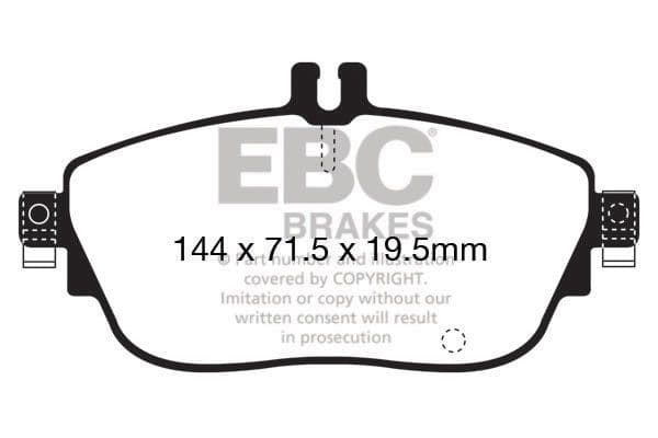 set placute frana,frana disc EBC Brakes DP42165R