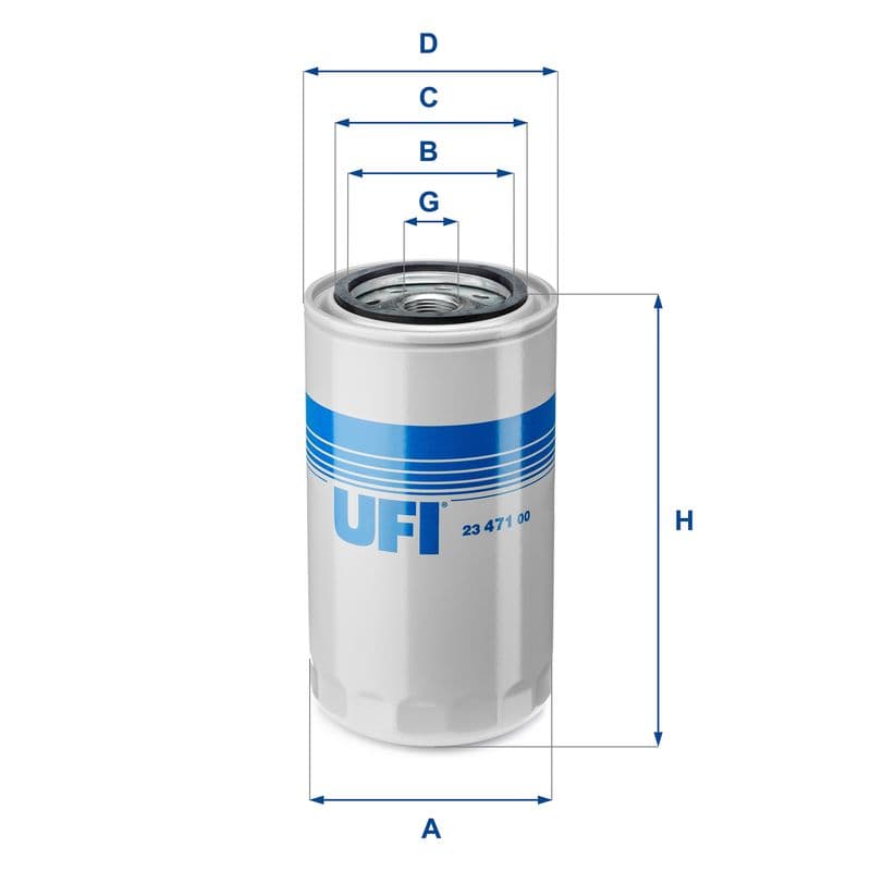 Filtru ulei UFI 23.471.00