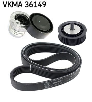 Set curea transmisie cu caneluri SKF VKMA 36149