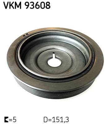 Fulie curea, arbore cotit SKF VKM 93608