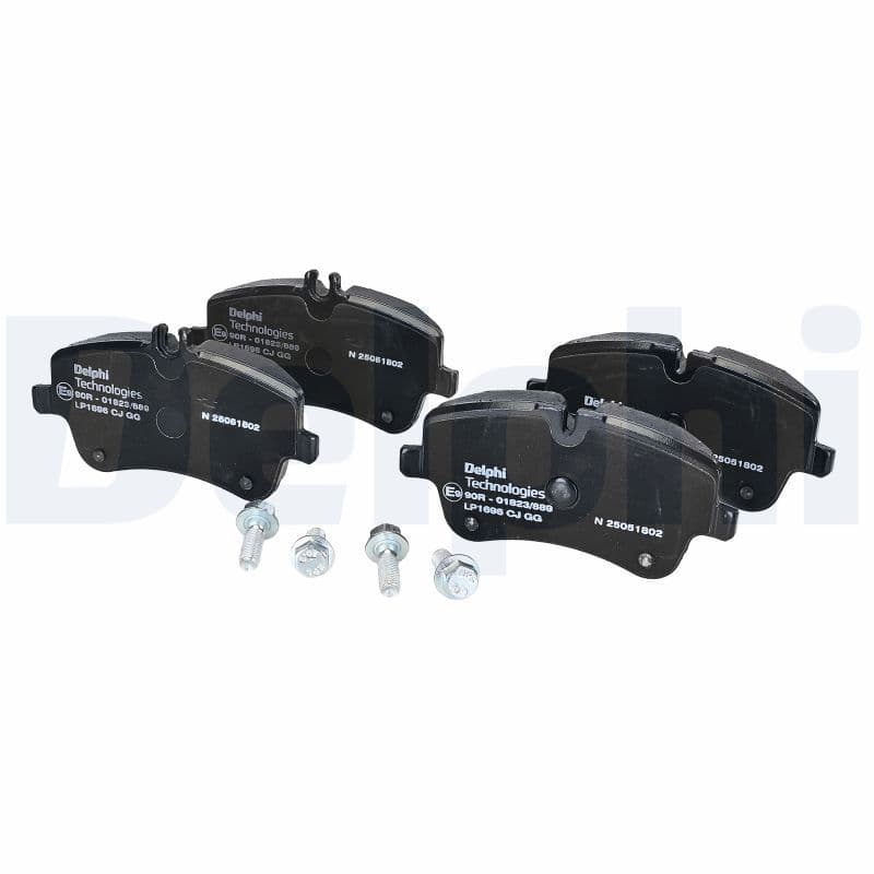 set placute frana,frana disc DELPHI LP1696