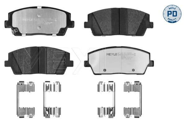 set placute frana,frana disc MEYLE -PD: Advanced performance and design. 025 261 5717/PD