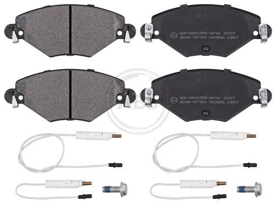 set placute frana,frana disc ABS 37277
