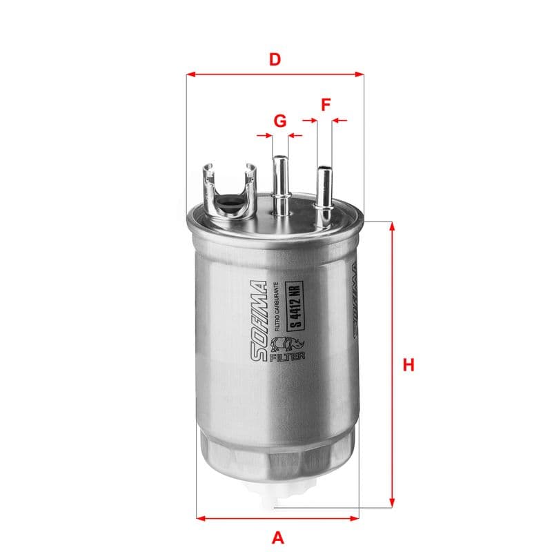 filtru combustibil SOFIMA S 4412 NR
