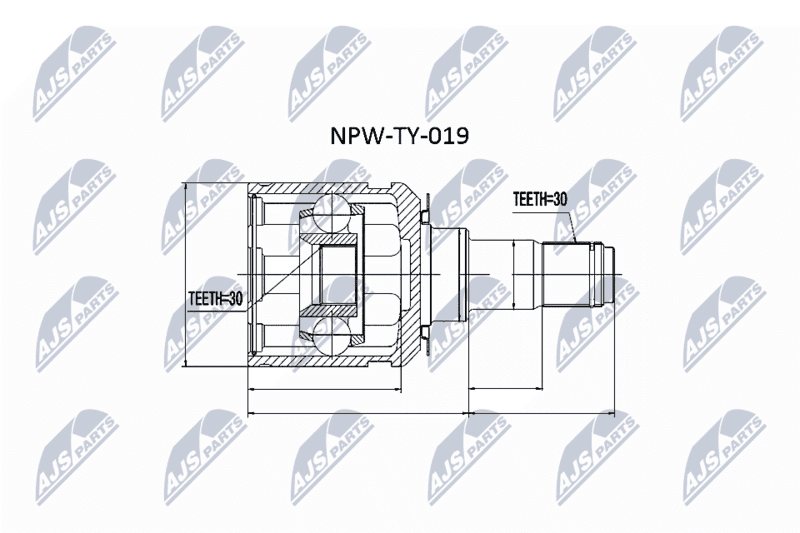 Set articulatie, planetara NTY NPW-TY-019