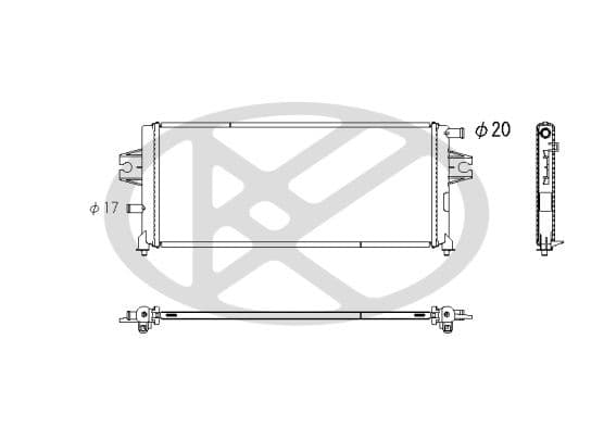 Radiator, racire motor KOYORAD PL083927