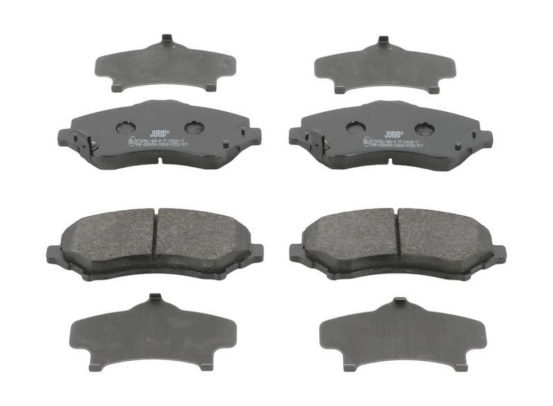 set placute frana,frana disc JURID 573298J