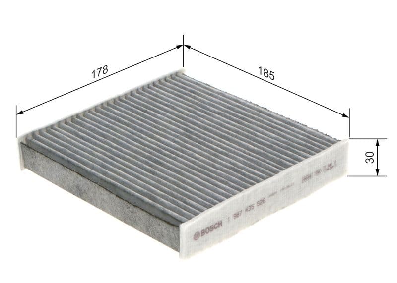 Filtru, aer habitaclu BOSCH 1 987 435 526