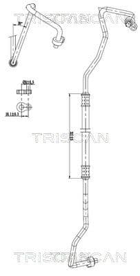conducta presiune variabila,aer conditionat TRISCAN 9010 16069