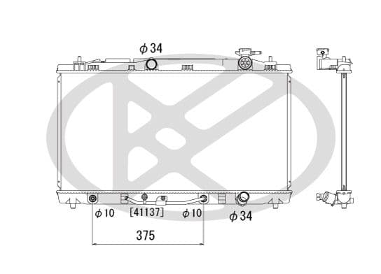 Radiator, racire motor KOYORAD PL012121R