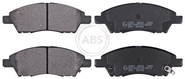 set placute frana,frana disc ABS 37891