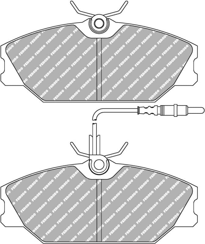 set placute frana,frana disc FERODO FDS406