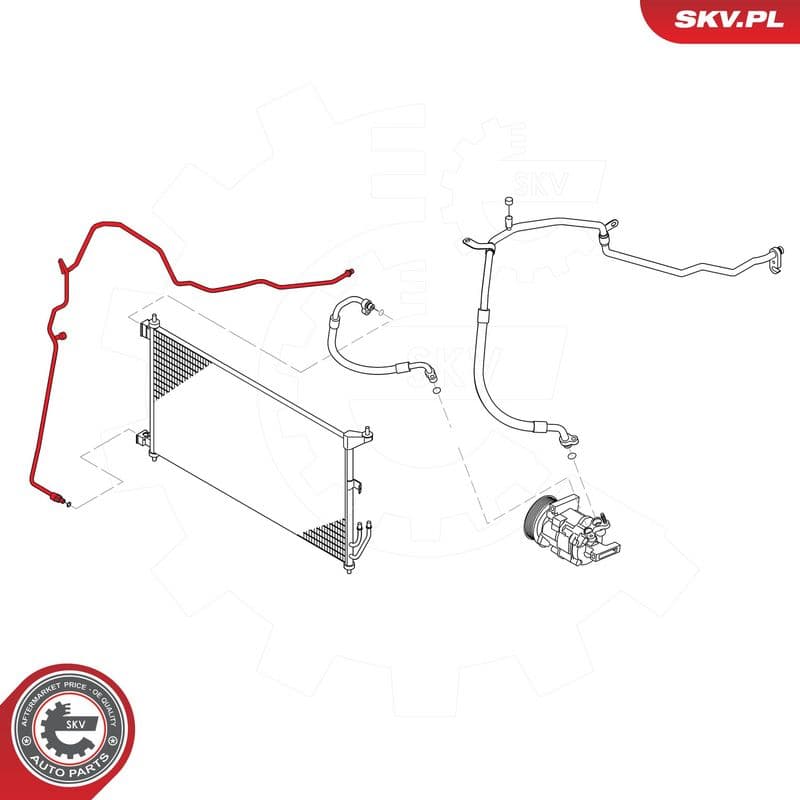 conducta presiune variabila,aer conditionat ESEN SKV 54SKV678