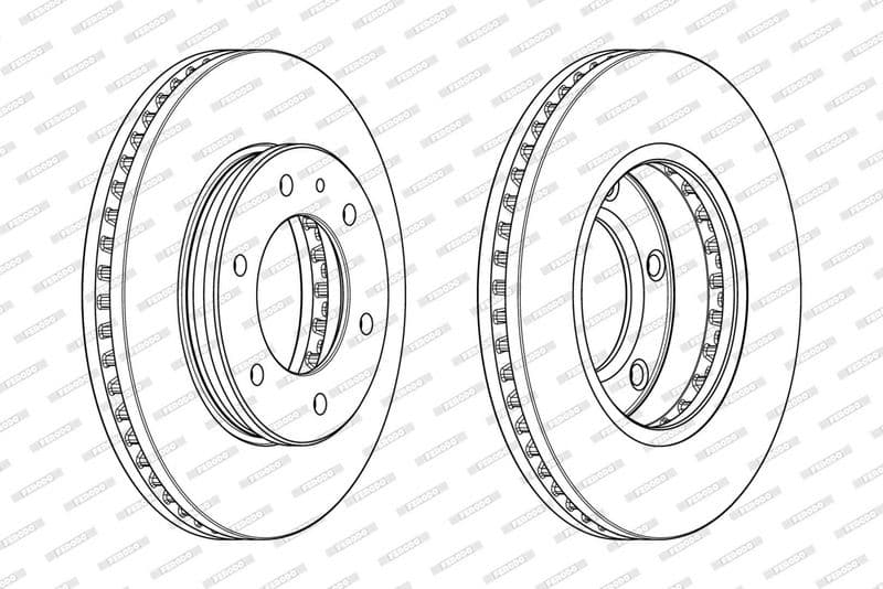 Disc frana FERODO PREMIER DDF2462C-1