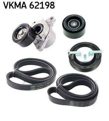 Set curea transmisie cu caneluri SKF VKMA 62198
