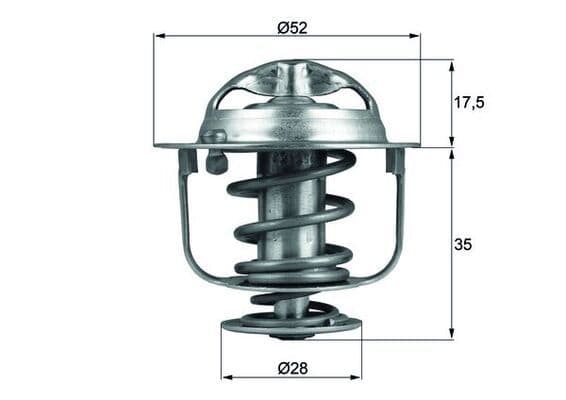 termostat,lichid racire MAHLE BEHR TX 119 82D