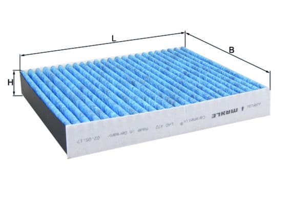 Filtru, aer habitaclu MAHLE CareMetix® LAO 472