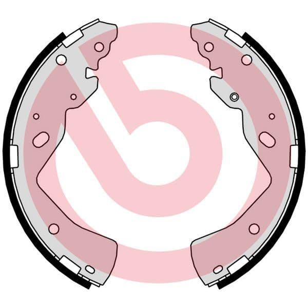 Set saboti frana BREMBO ESSENTIAL LINE S 49 527