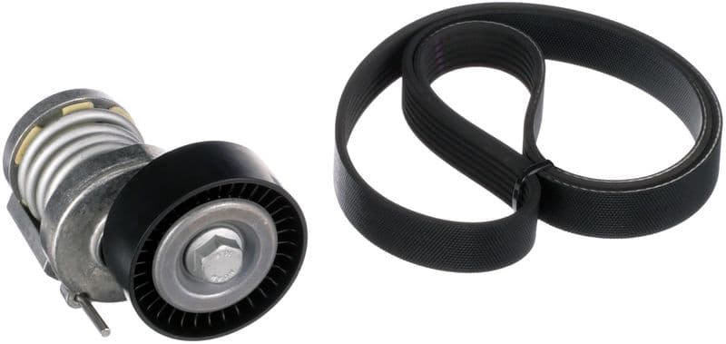 Set curea transmisie cu caneluri GATES Micro-V® K026PK1070
