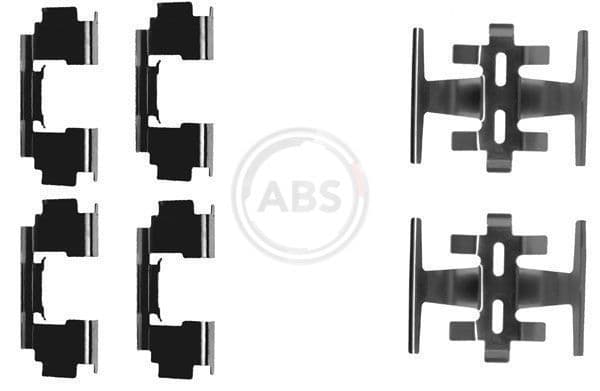 Set accesorii, placute frana ABS 1088Q