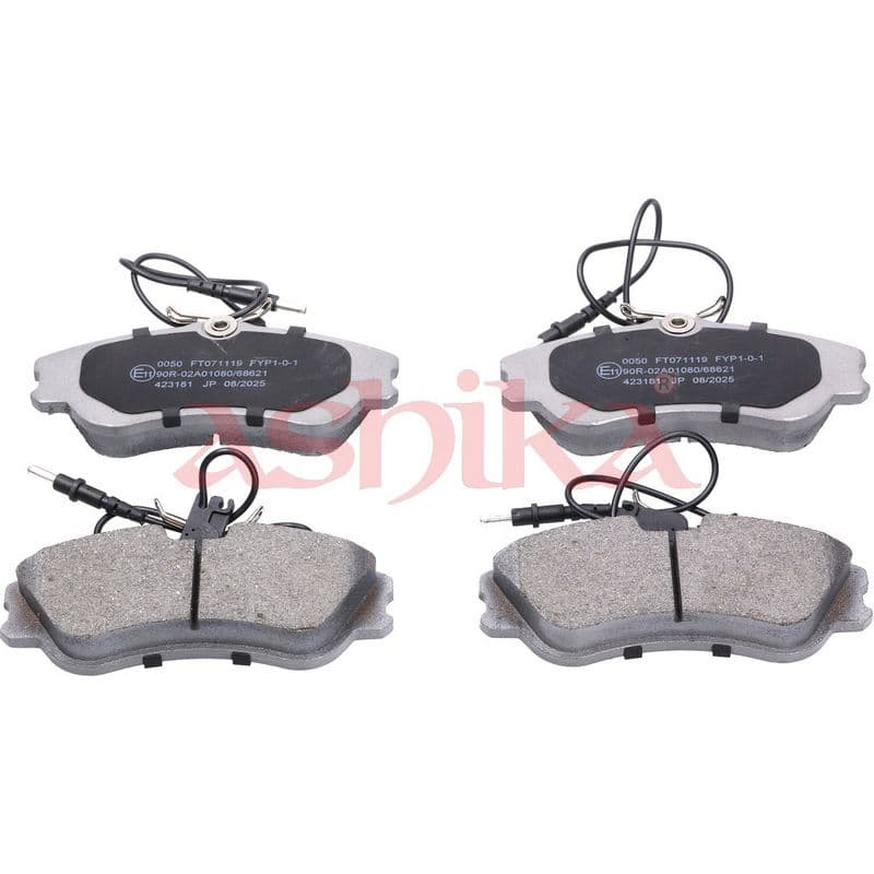 set placute frana,frana disc ASHIKA 50-00-0050