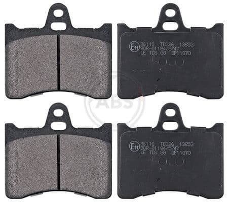 set placute frana,frana disc ABS 36110
