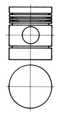 Piston KOLBENSCHMIDT 91127600