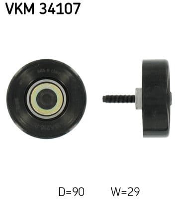 Rola ghidare/conducere, curea transmisie SKF VKM 34107