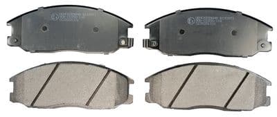 set placute frana,frana disc DENCKERMANN B110971