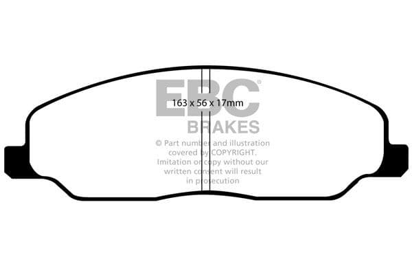 set placute frana,frana disc EBC Brakes DP41740R