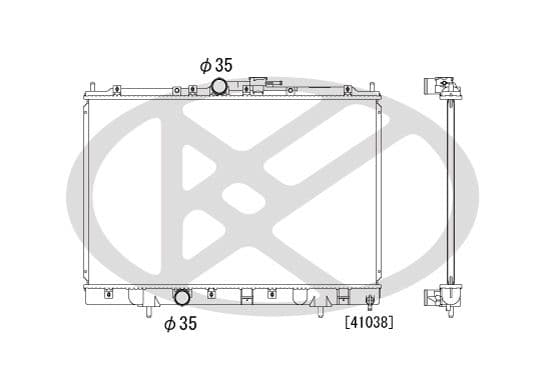 Radiator, racire motor KOYORAD PL031280R