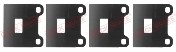 Folie antizgomot, placute de frana (suport) QUICK BRAKE W1214