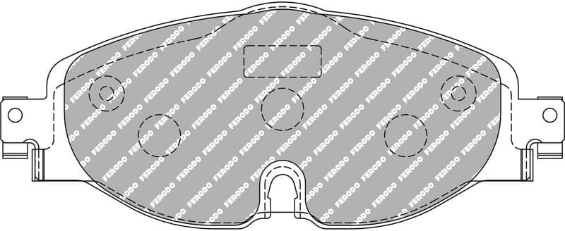 set placute frana,frana disc FERODO FDS4433
