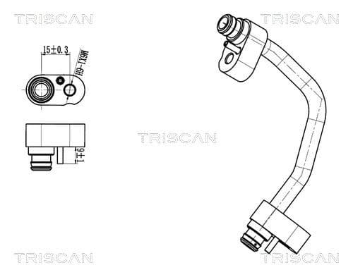 conducta presiune variabila,aer conditionat TRISCAN 9010 10018