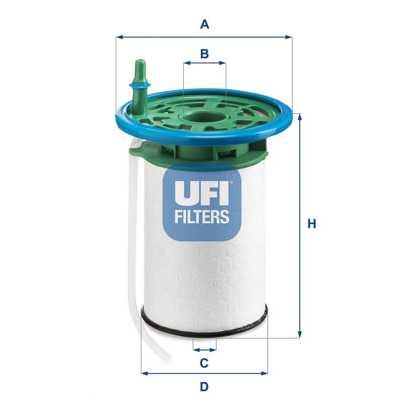 filtru combustibil UFI 26.053.00